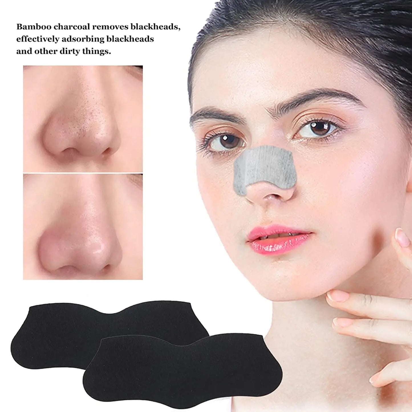 Unisex Blackhead Remove Mask Peel Nasal Strips Deep Shrink Cleansing