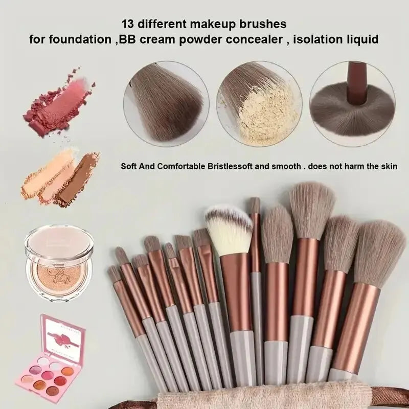 Makeup Brush Set Soft Fluffy