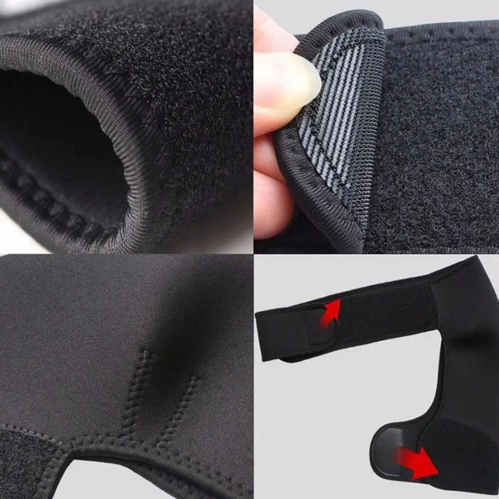 Adjustable Gym Sports Care Single Shoulder Support Back Brace Guard for Men & Women